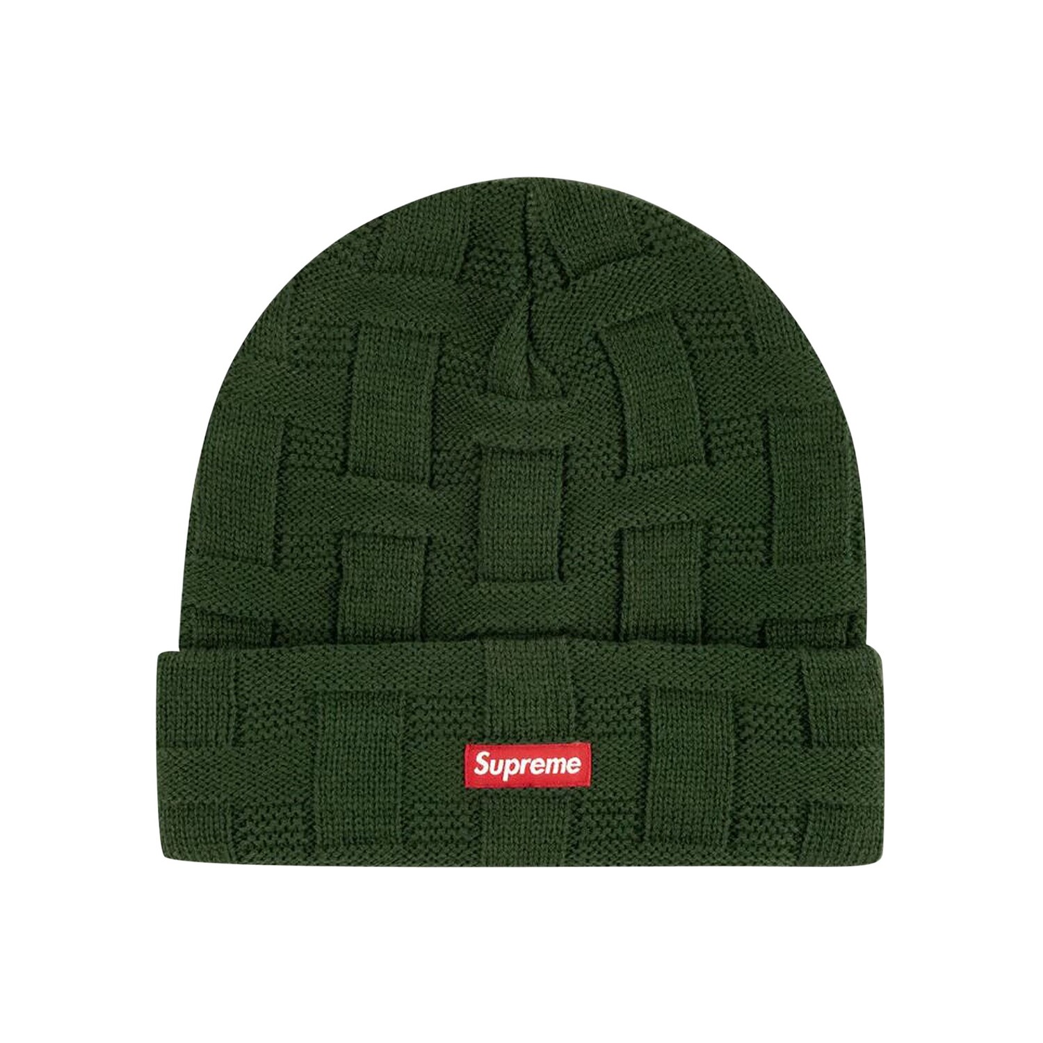 

Шапка-бини Supreme Basket Weave, Зеленая