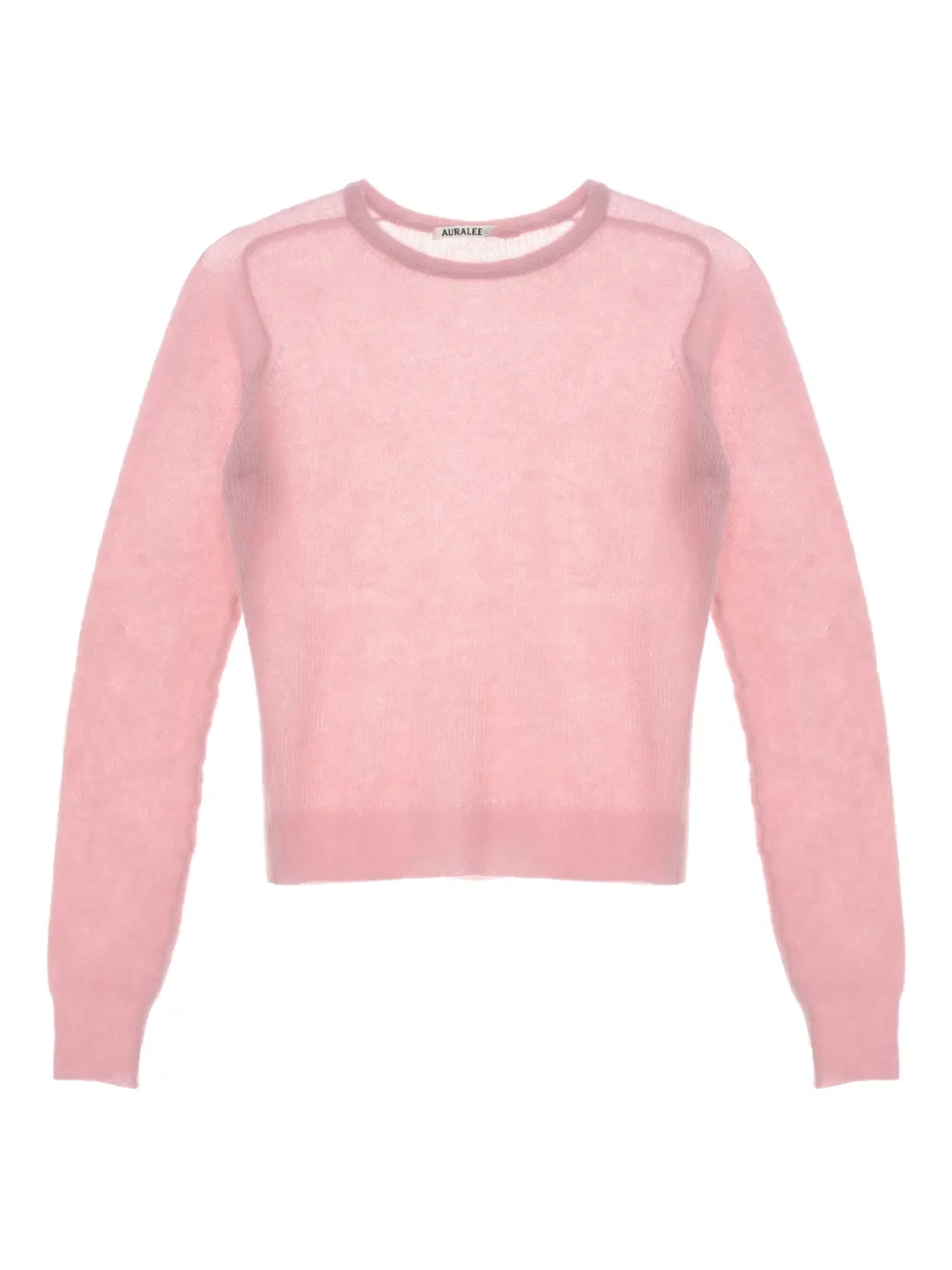 

Джемпер из смесовой шерсти альпаки Auralee, розовый