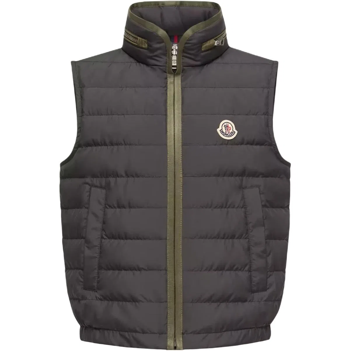 Детский пуховый жилет с капюшоном Moncler Ayten Black