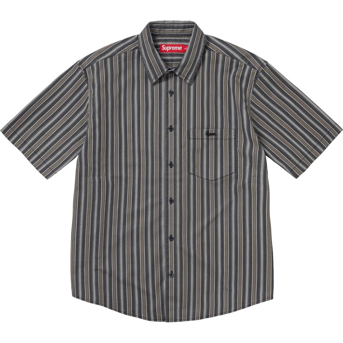 Рубашка Supreme Loose Fit Multi Stripe, синий — фото 2
