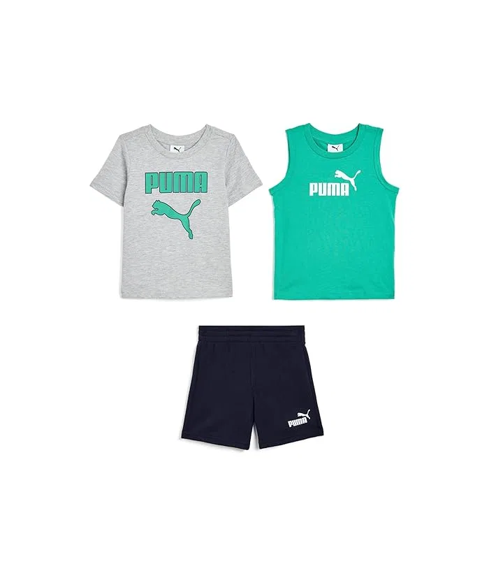 Набор из футболки майки и шорт дышащий T-shirt Tank & Short Set PUMA Kids, Alpine Snow