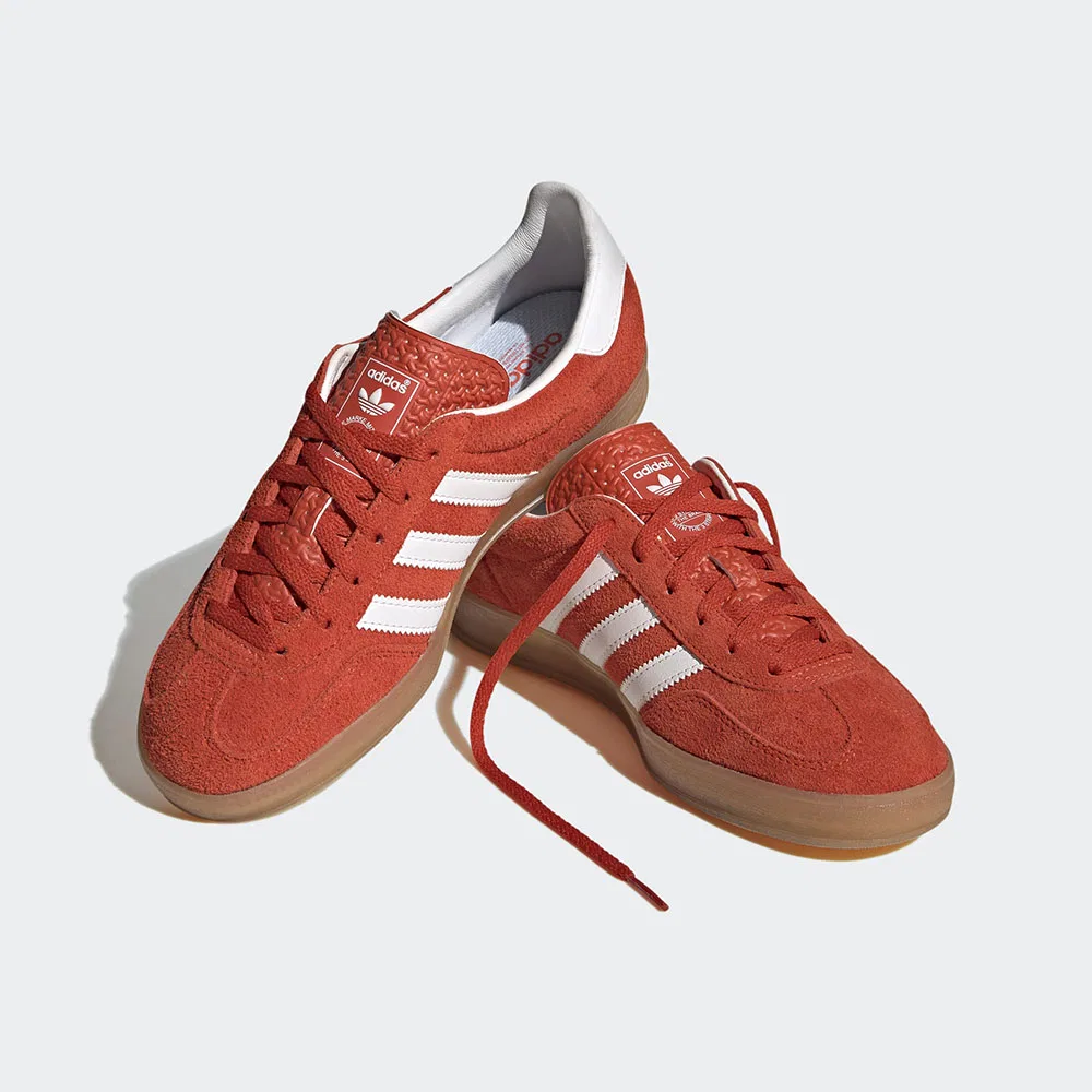 Мужские кроссовки Gazelle Indoor Bold Orange/Cloud White от Adidas