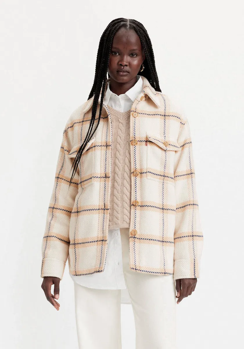 

Куртка-рубашка Levi's "NOLA SHACKET MULTI-COLO", цвет Etta Plaid Almond Bu