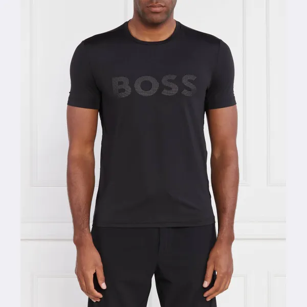 

Футболка Active узкого кроя Boss, черный