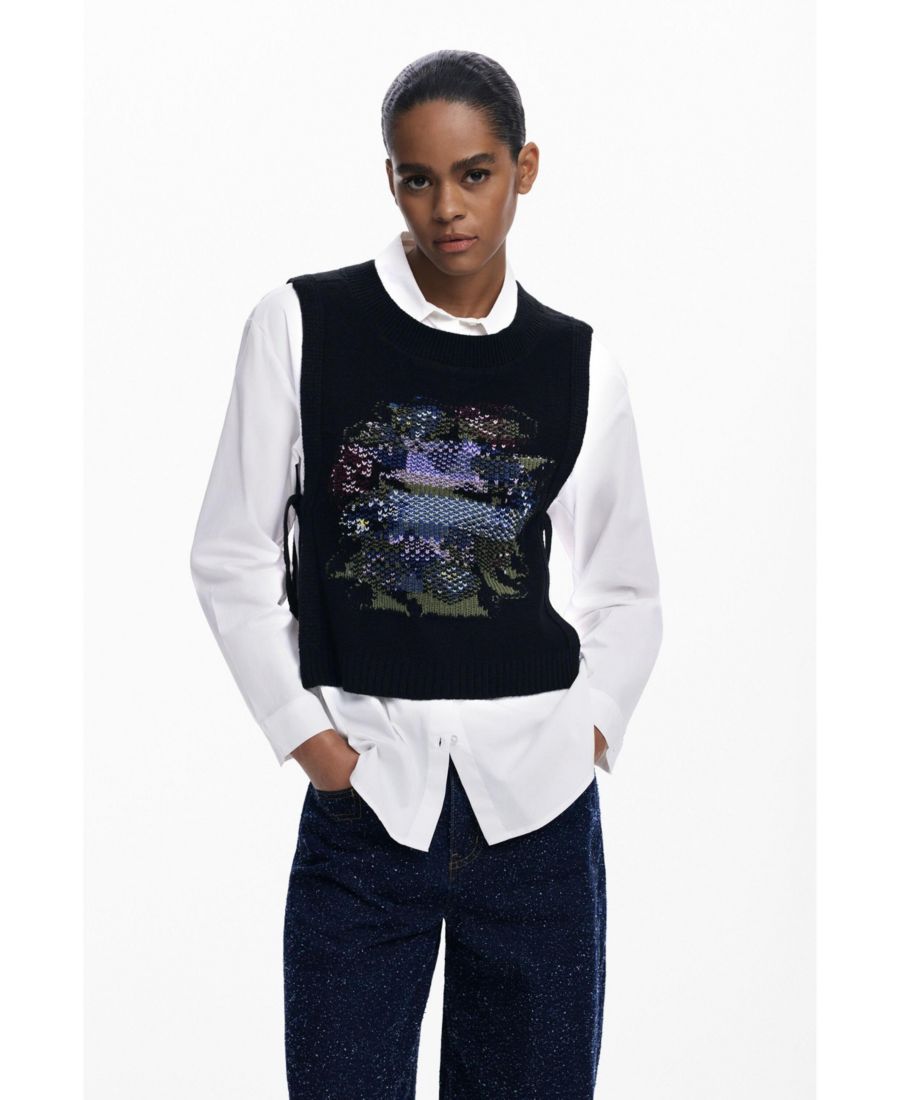 

Женская рубашка-трансформер с цветочным принтом 2 в 1 Desigual, White