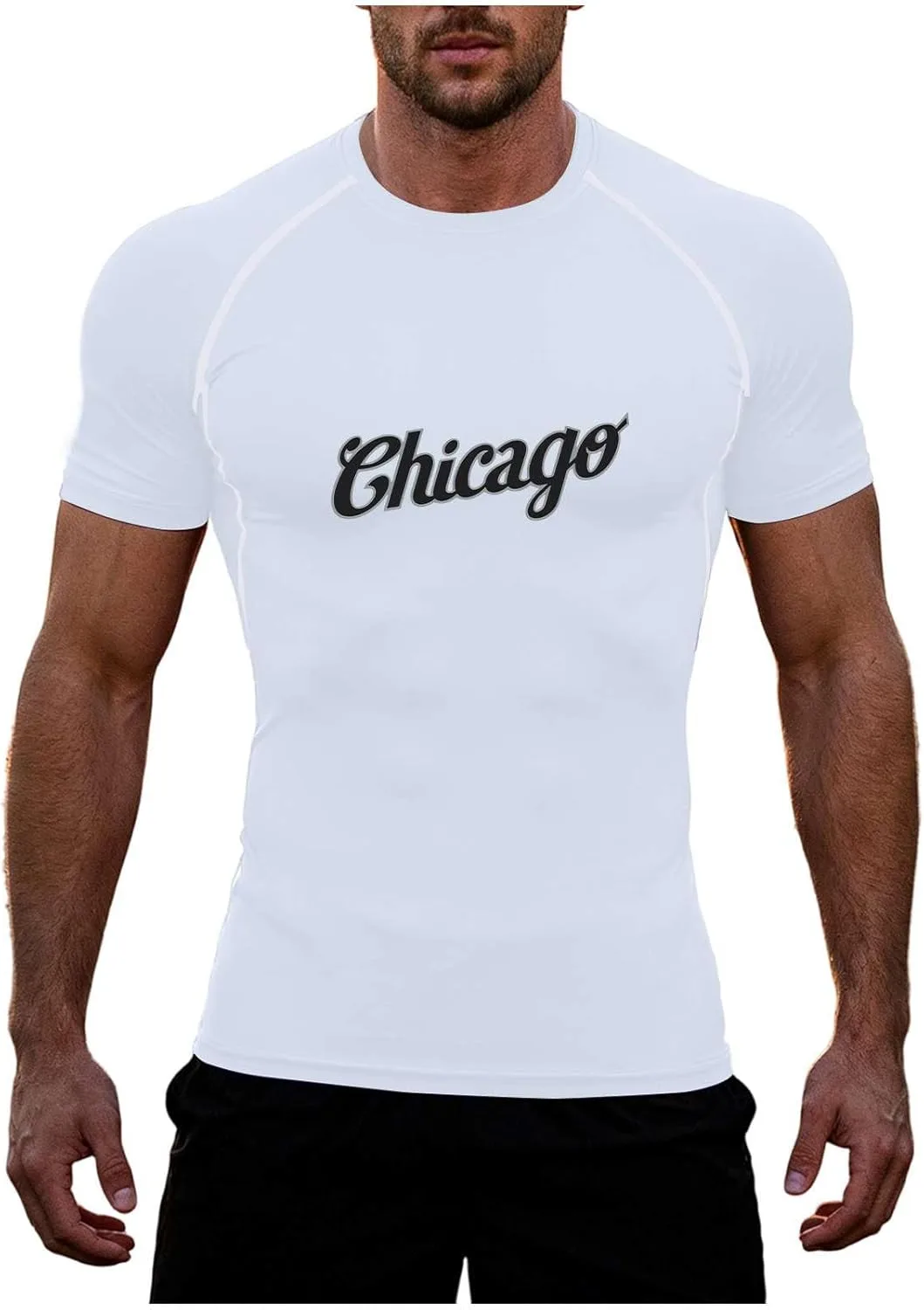 

Футболка с компрессией для мужчин Big and Tall, тактическая, с коротким рукавом