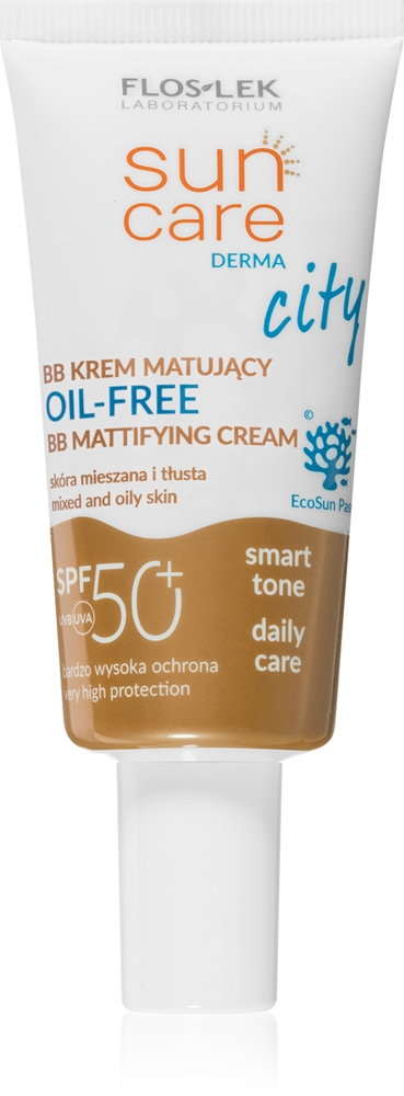 

Солнцезащитный крем Derma City BB Matte BB Cream без масла Floslek Laboratorium, spf 50+ 30 мл