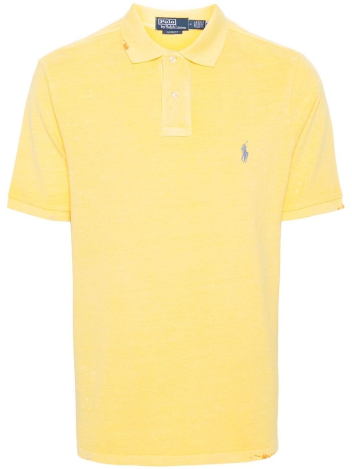 

Рубашка поло с логотипом Polo Pony Polo Ralph Lauren, желтый