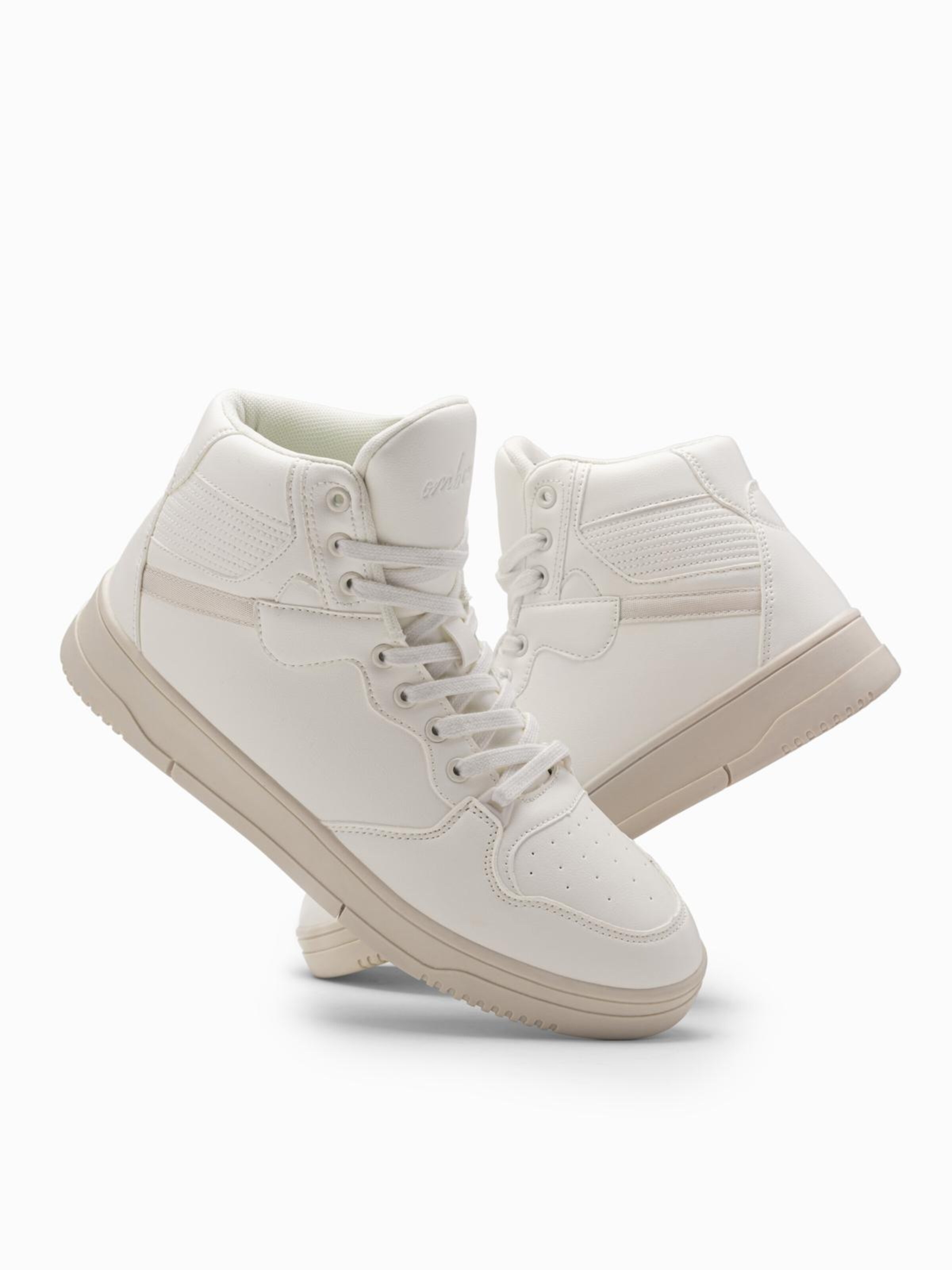 Ombre Кроссовки High-Top 'Fosh-0139' в белом цвете — фото 3