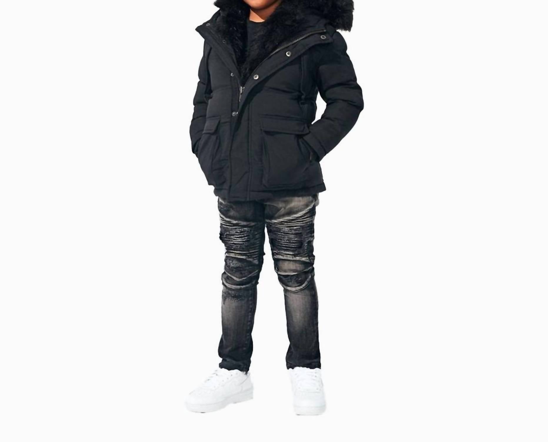 

Детская куртка Fargo Parka 2.0 черного цвета JORDAN CRAIG