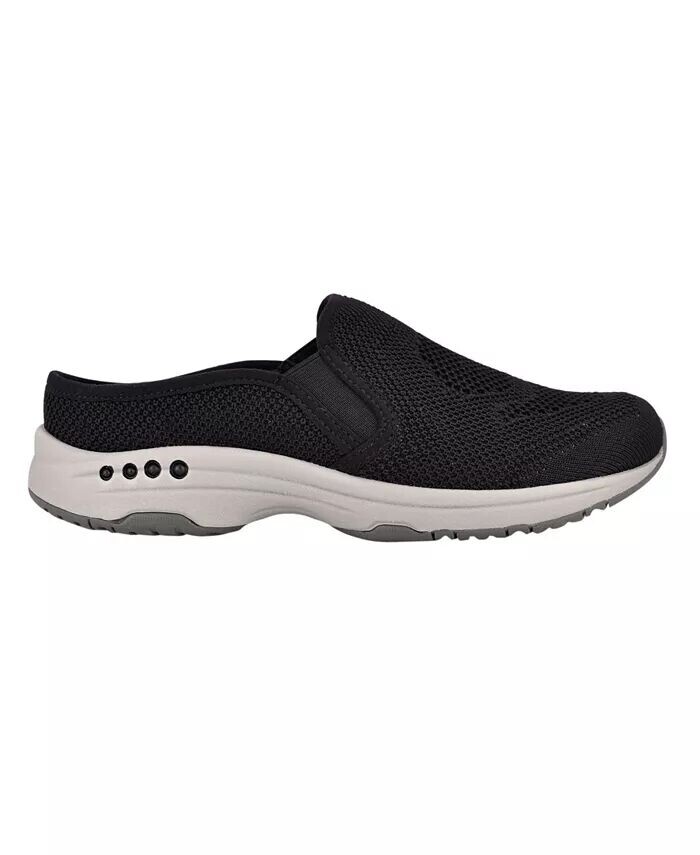 Женские повседневные плоские сабо Takeknit Slip-on Easy Spirit, черный — фото 2