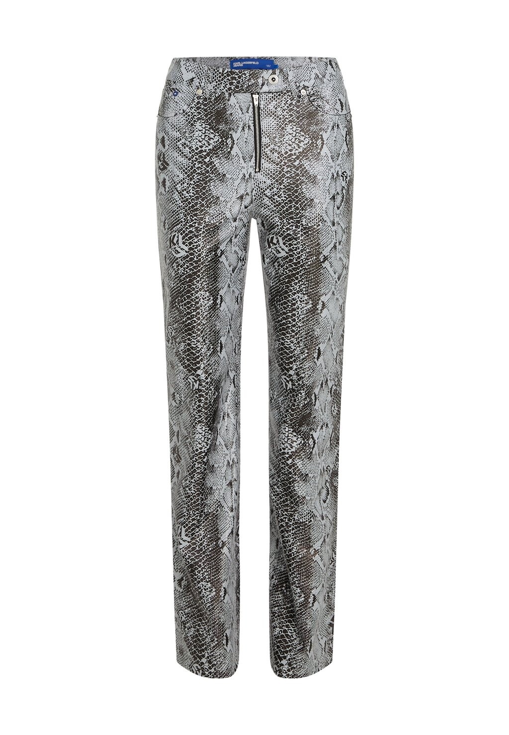 

Брюки SNAKE-PRINT Karl Lagerfeld Jeans, черный