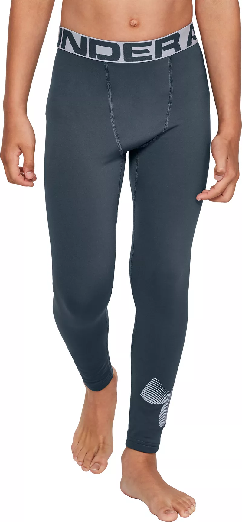 

Леггинсы ColdGear Armor для мальчиков Under Armour, цвет Wire/Mod Grey