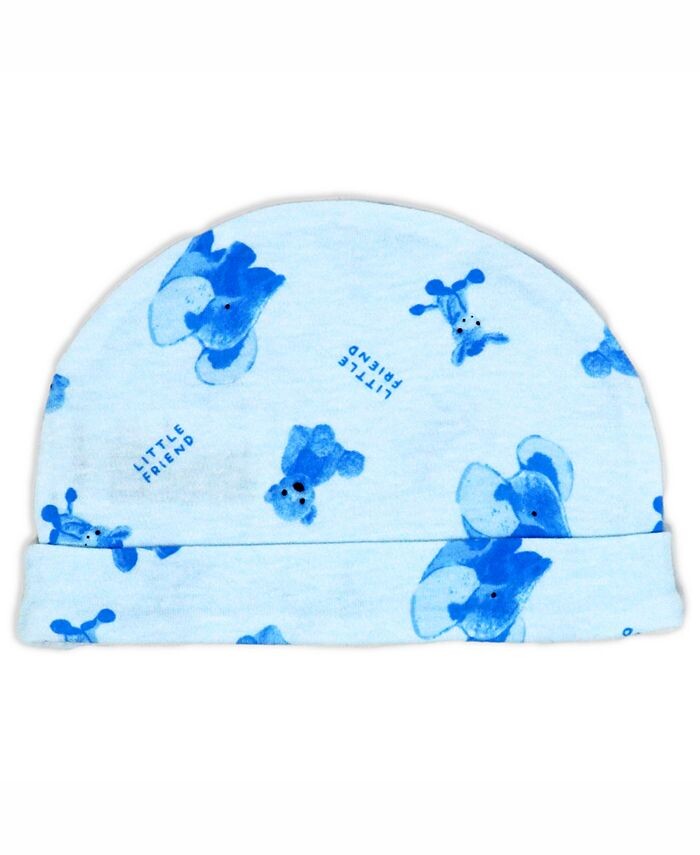 Подарочный набор из 6 предметов для новорожденных Layette Little Friends Rock-A-Bye Baby Boutique, синий — фото 4