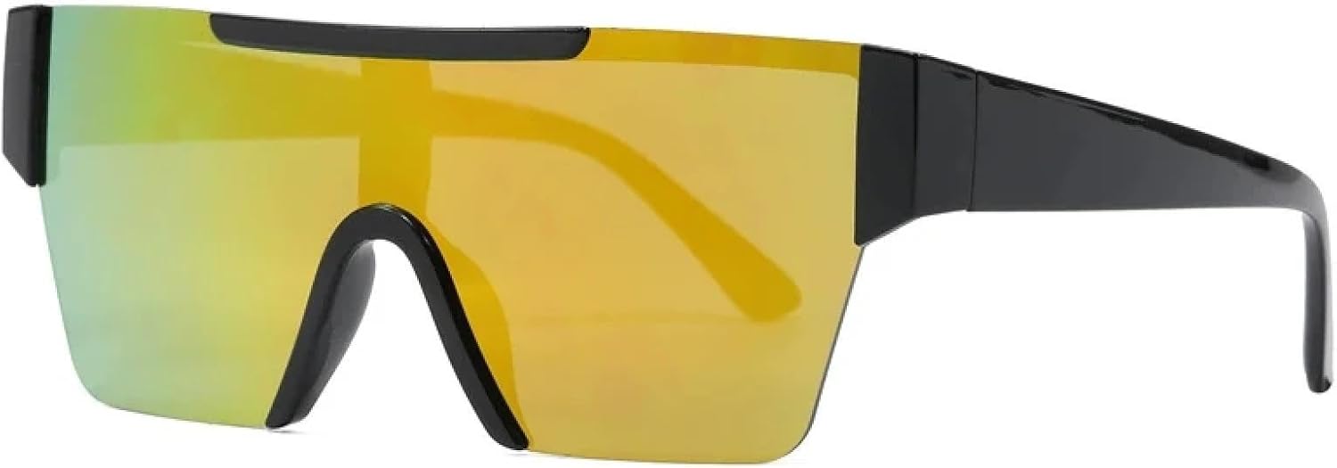 

Солнцезащитные очки большого размера в цельной оправе для женщин и мужчин, для занятий спортом на открытом воздухе, походов, велоспорта, ветрозащитные TKKTLLT, Black Red