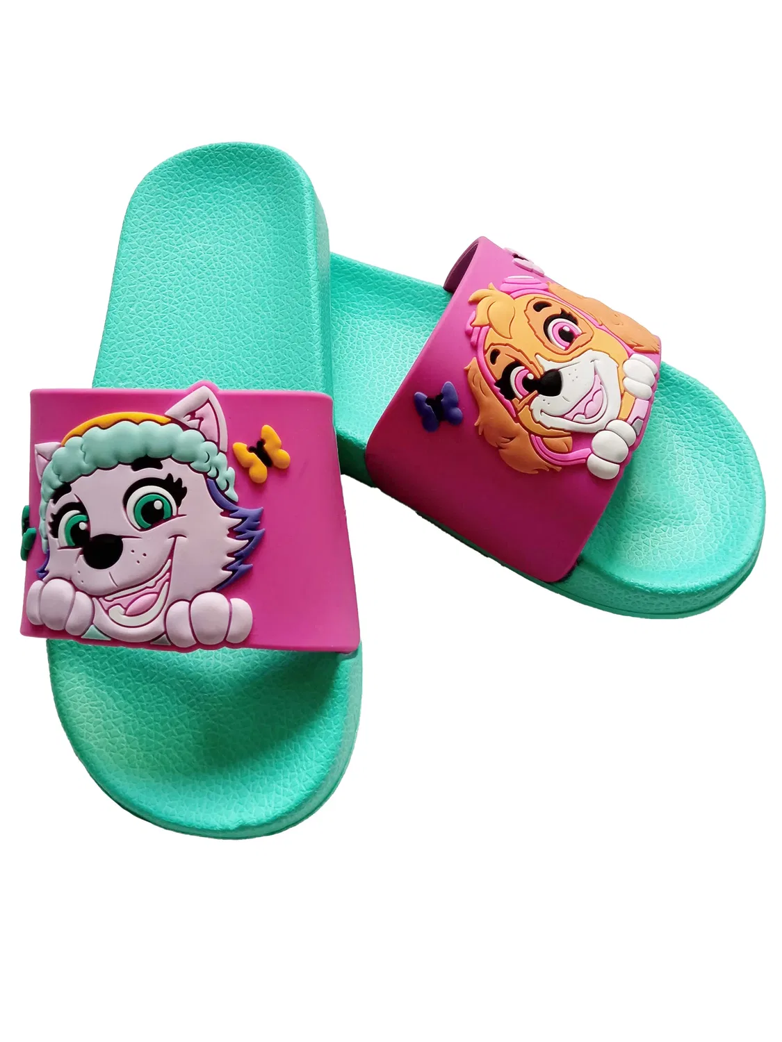 Пантолеты детские с принтом Paw Patrol, бирюзовый — фото 4