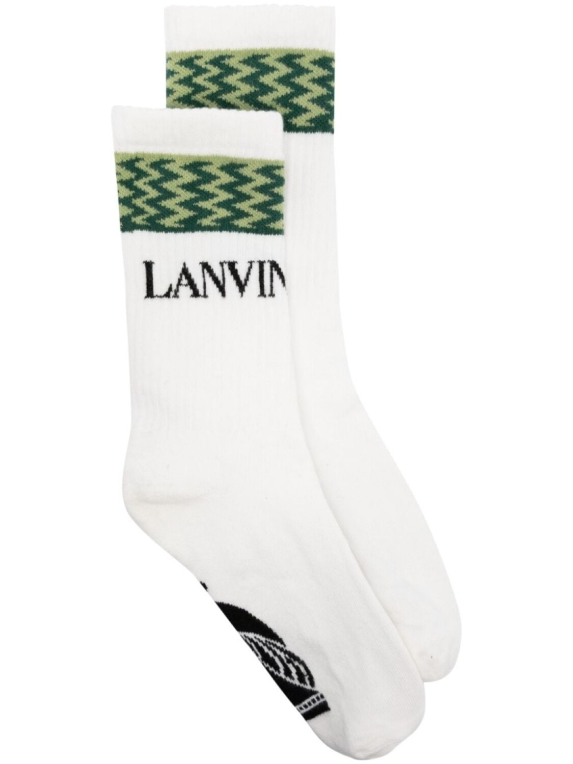 

Носки Curb с логотипом Lanvin, белый