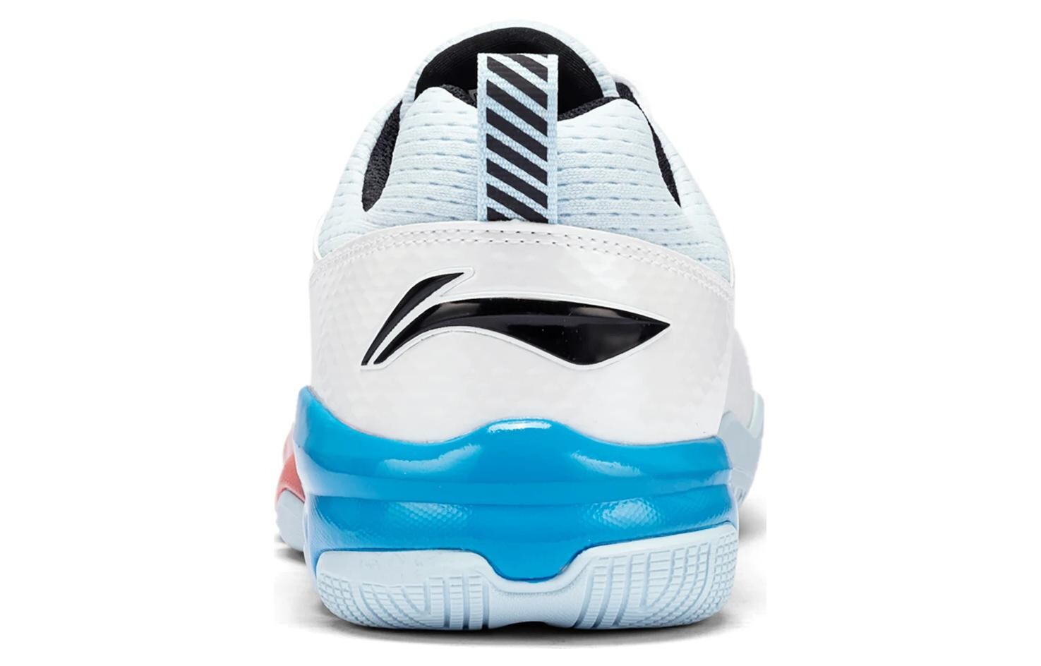 Кроссовки LINING Badminton Shoes Unisex Low-top White/Royal Blue, голубой — фото 3