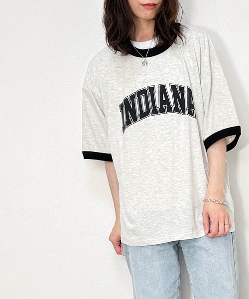 

Футболка из джерси, с контрастной отделкой Anytime Songs, пепельный меланж