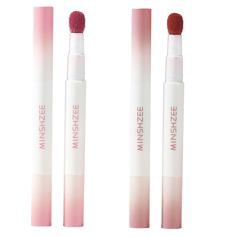 

Воздушный матовый блеск для губ velour легко растушевывается, устойчив к размазыванию, стойкий, выравнивающий тон кожи 1,8г MINSHZEE