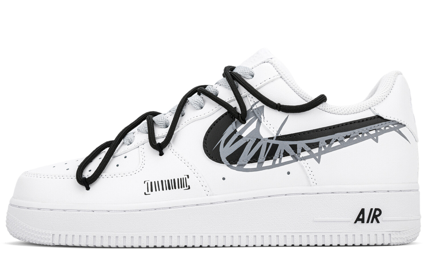 

Кроссовки Nike Air Force 1 Skateboarding Shoes Unisex Low-top Black/white, белый