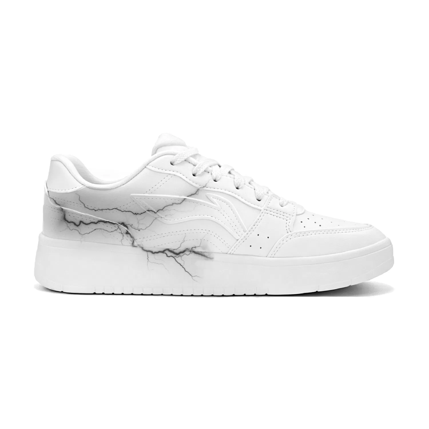 Кроссовки скейтбордические Li-Ning Sycee черно-бело-серые — фото 4