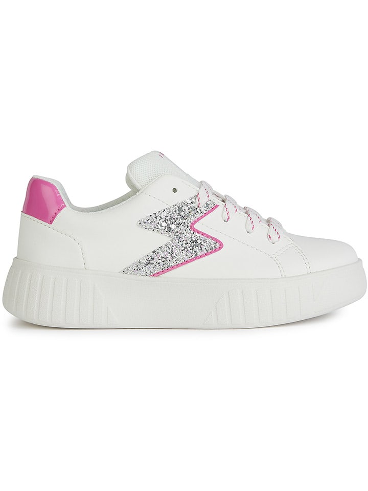 

Кроссовки на шнуровке Geox, белый