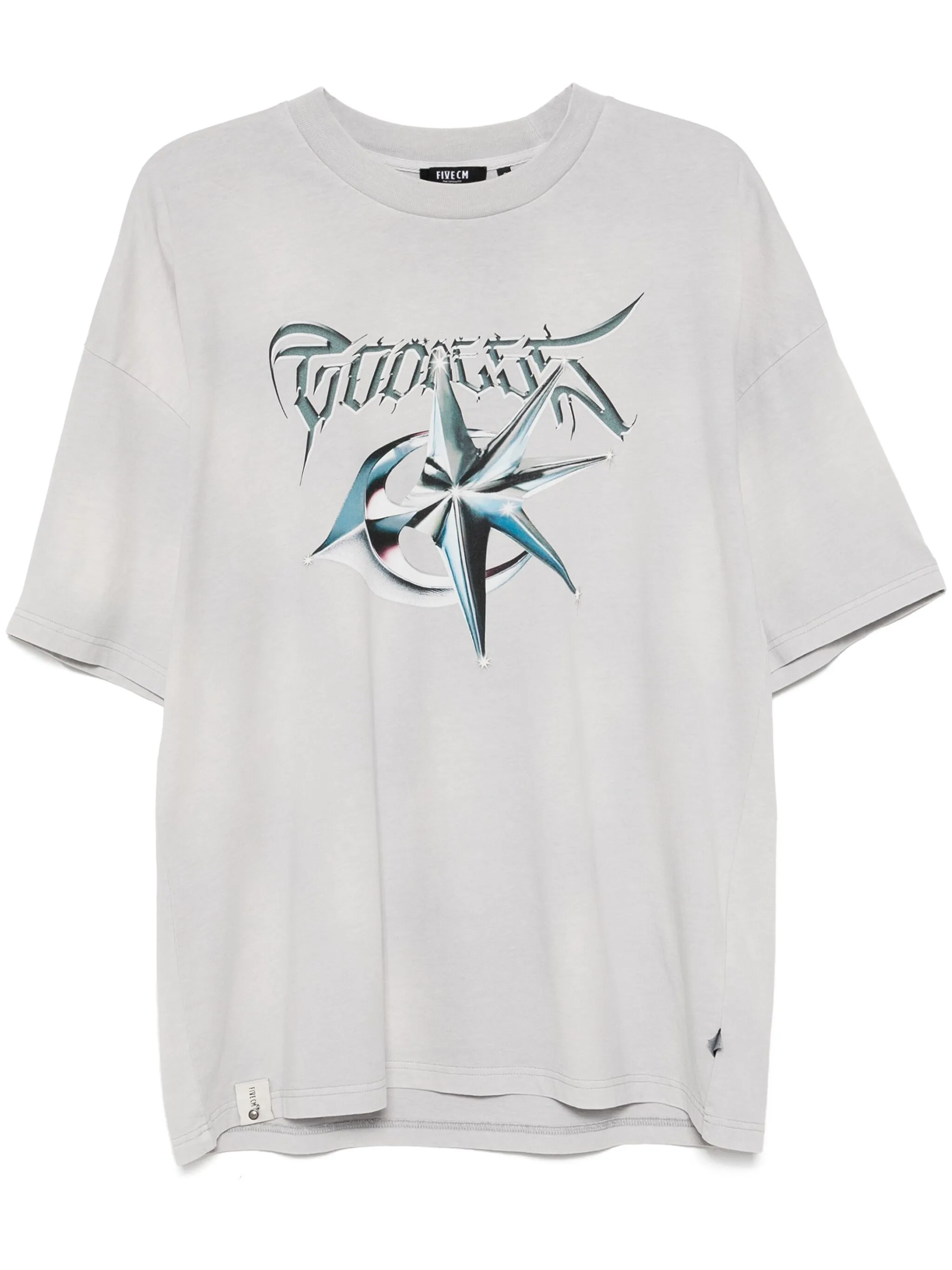 

Футболка с графичным принтом Five Cm, серый