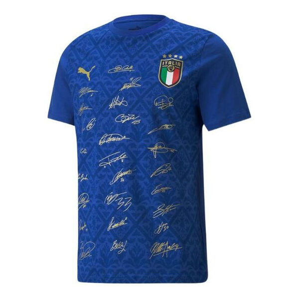 

Футболка 2021-2022 italy signature winner t-shirt 'blue' Puma, синий