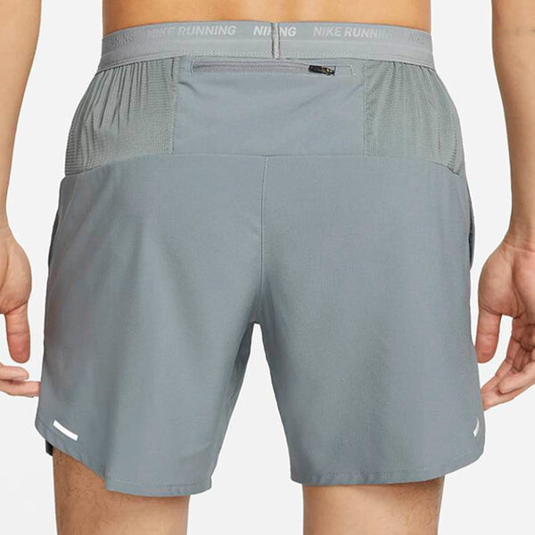 Шорты men's dri-fit solid color logo printing straight quick dry breathable sports shorts smoke gray Nike, мультиколор — фото 2