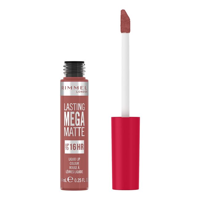 

Стойкая мегаматовая жидкая помада Rimmel, цвет 200 pink blink˙, 7,4 мл