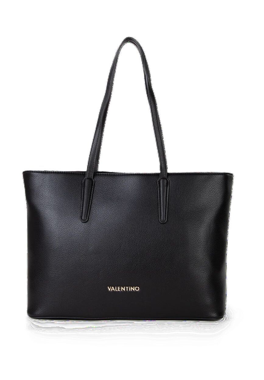 

Шопер, искусственная кожа, отделение на молнии, женский Valentino by Mario Valentino, цвет Nero