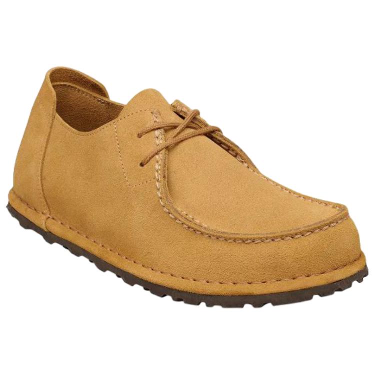 Birkenstock Utti Suede Low top Casual Shoes Unisex Brown Narrow — фото 3