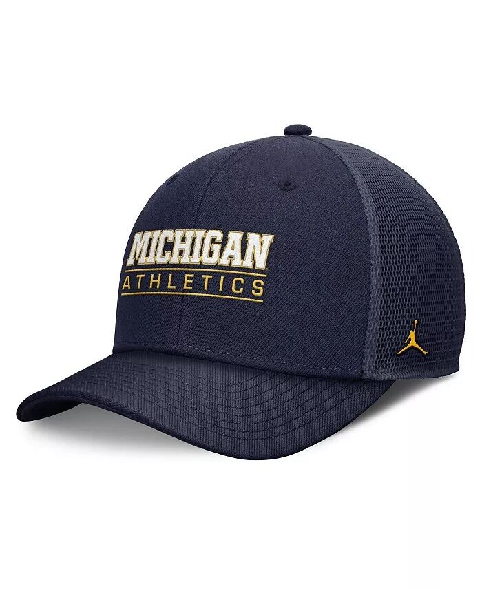 

Мужская темно-синяя шапка Michigan Wolverines Rise Adjustable Jordan