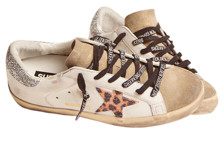 Кроссовки для скейтбординга Super-Star женские, низкие, белые Golden Goose — фото 3