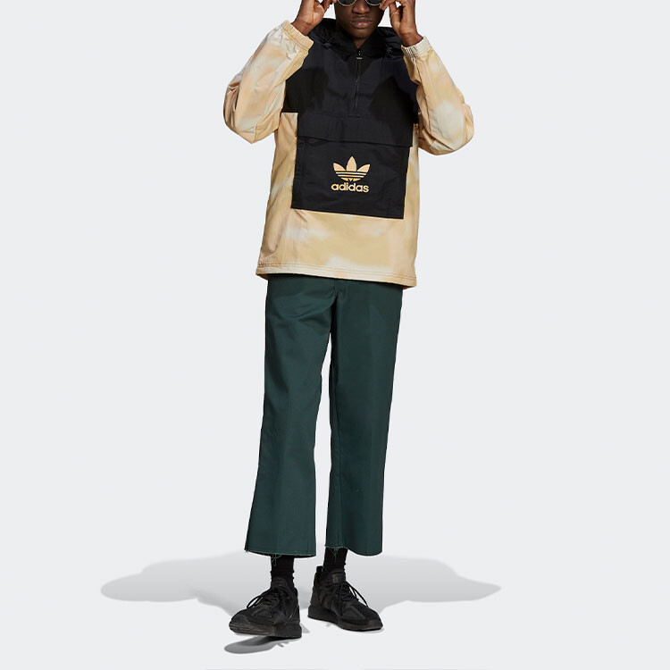 Мужская куртка Adidas Originals, цвет Black/Brown — фото 3