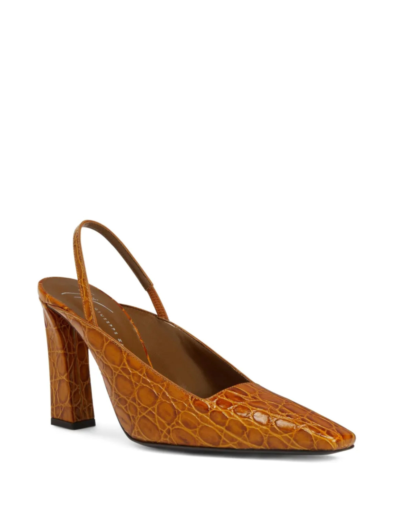 90-мм туфли-лодочки Brendha Sabot Giuseppe Zanotti, коричневый — фото 2