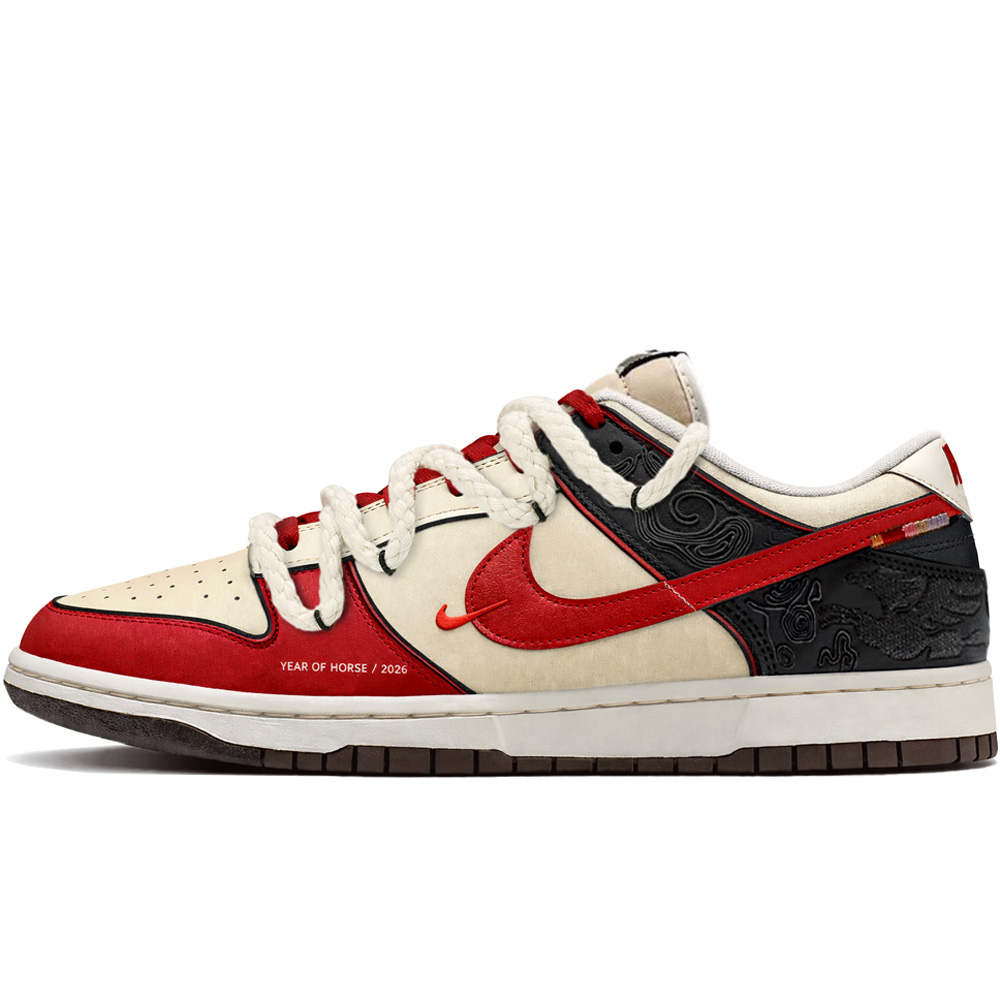 

Nike Кроссовки для скейтбординга Dunk Pegasus Pack Van Gogh Genesis, Lingzhu & Mowan Low top мужские черные красные