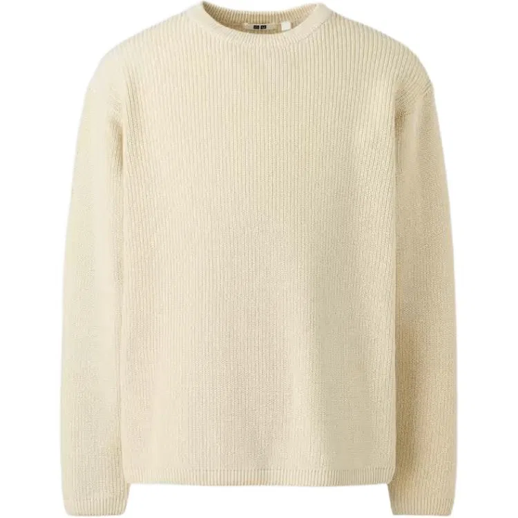 Мужской джемпер U Collection SS26 UNIQLO, 30 Light Beige