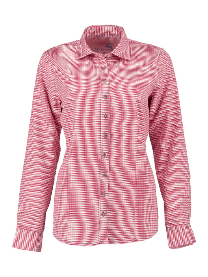 

Традиционная блузка Залира средне-красного цвета OS-Trachten