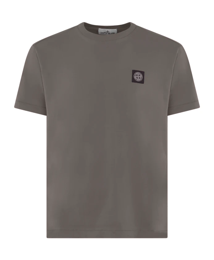 

Футболка классического кроя Stone Island, коричневый