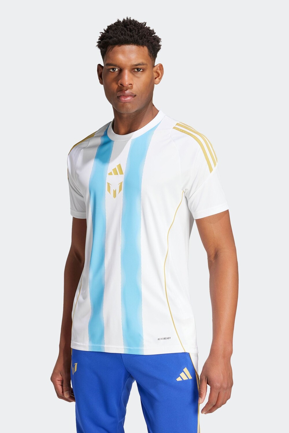 

Тренировочная футболка из джерси Pitch 2 Street Messi Adidas, белый