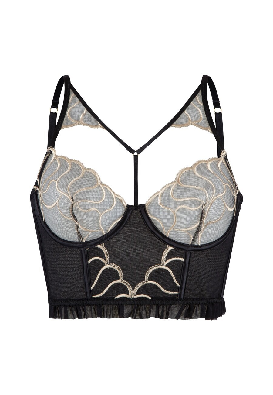 

Бюстгальтер на косточках LingaDore Bralette Bra, черный