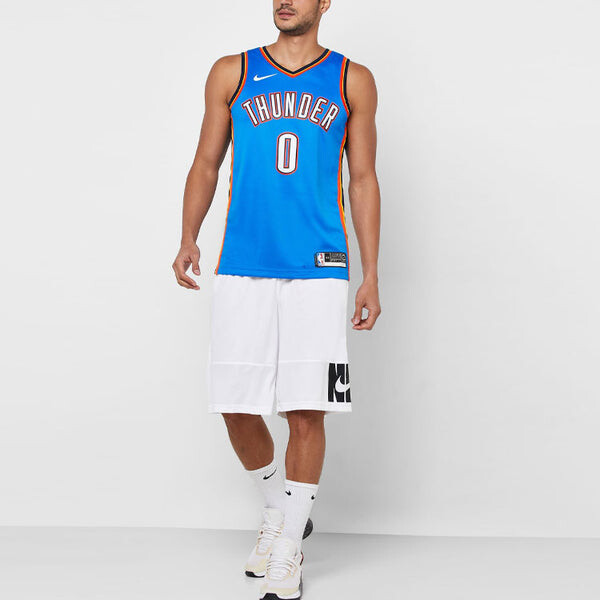 Майка Nike MENS NBA Oklahoma City Thunder Russell Westbrook 0 Swingman Tank Blue, синий — фото 4
