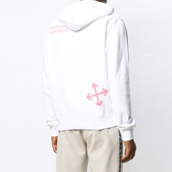 Толстовка arrows sketch cotton mens loose normal fit sweater Off-White, белый — фото 4