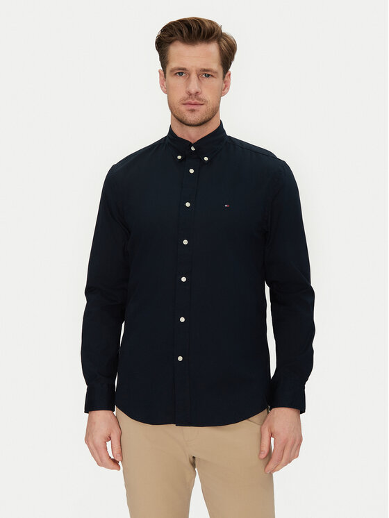 

Рубашка обычного кроя Core Flex MW0MW39988 Tommy Hilfiger, синий