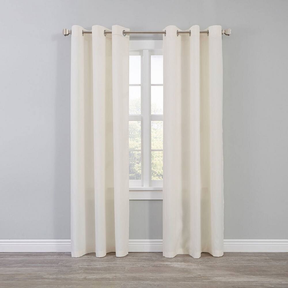 

BrylaneHome BH Studio Панель с втулками из микрофибры, цвет Ivory