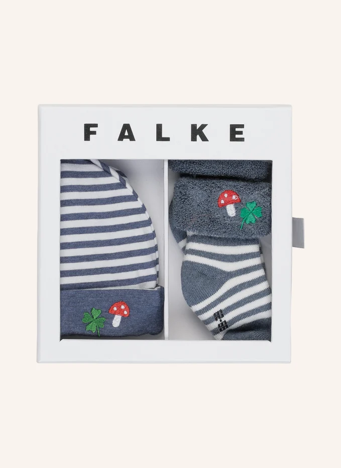

Комплект: носки и шапка в подарочной упаковке Falke, белый