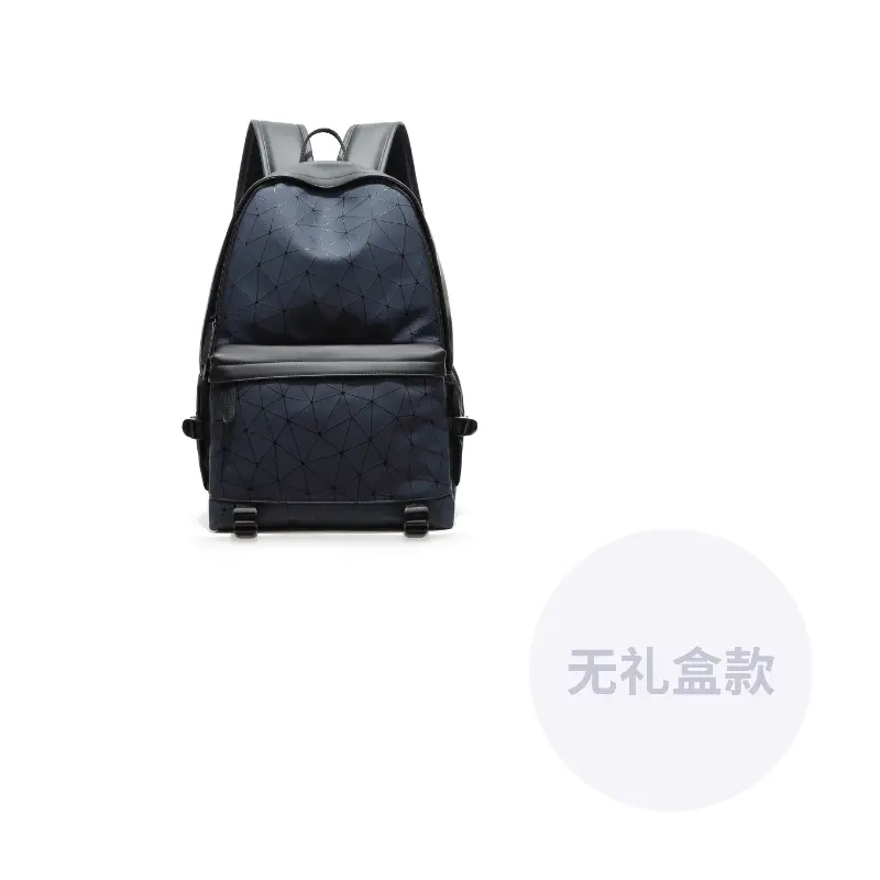 

Slazenger Мягкая кожаная вместительная дорожная сумка рюкзак для ноутбука мужской темно-серый черный, Diamond Pattern Blue