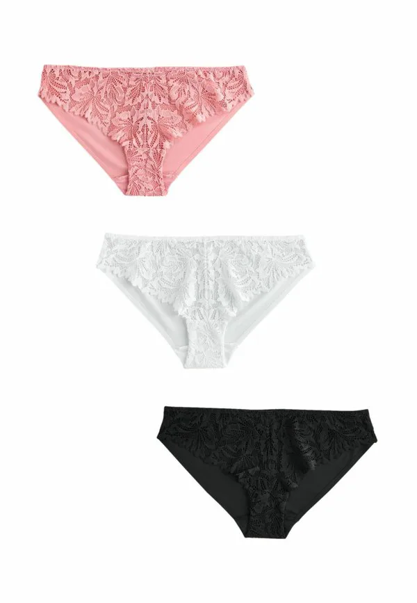 Трусы в упаковке по 3 штуки Next, Black White Nude
